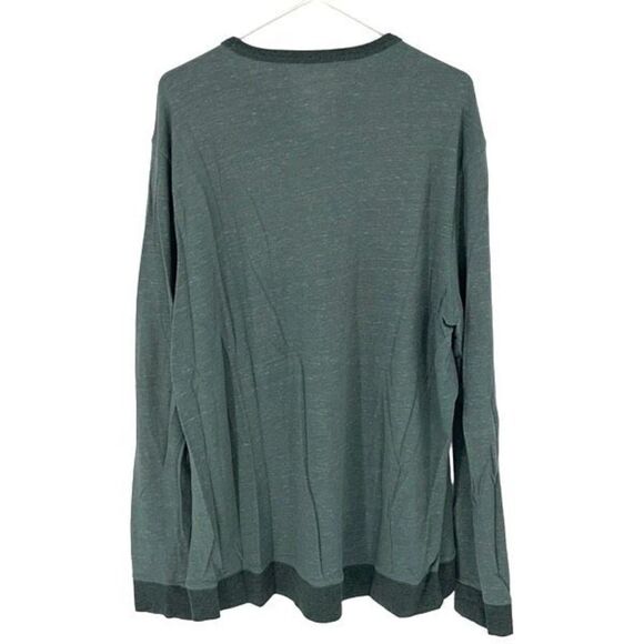 Sonoma Goods For Life Mens Crew Neck Pullover Long Sleeve T-Shirt Sage Green 2XL - Picture 3 of 5